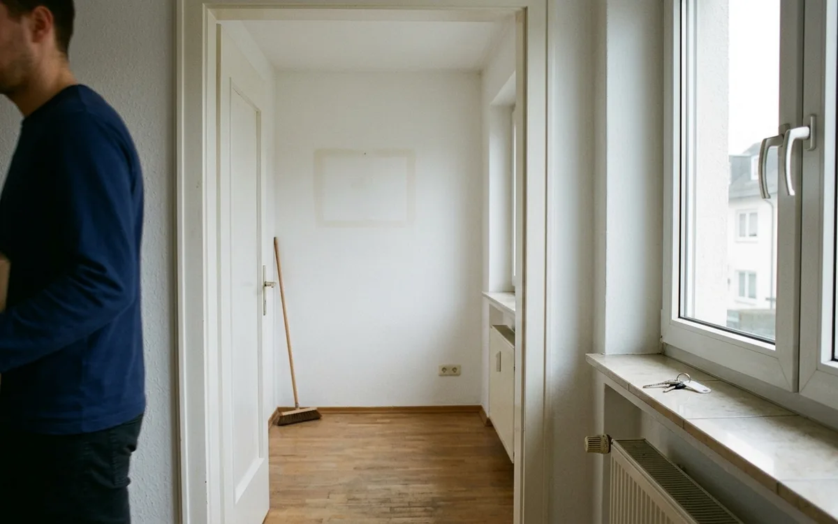 Besenrein übergebene Wohnung nach der Wohnungsauflösung